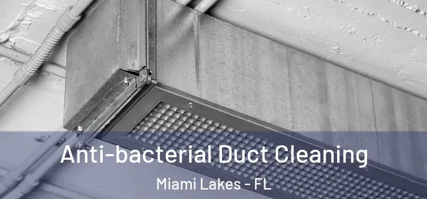 Anti-bacterial Duct Cleaning Miami Lakes - FL
